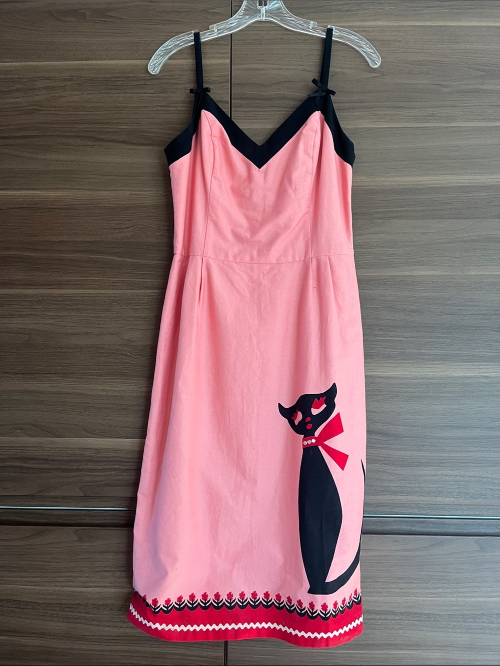 Vintage Tabitha dress with kitty detail UK 10